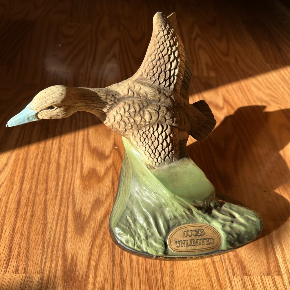 Vintage 1983 Jim Beam Ducks Unlimited Decanter American Widgeon Unopened